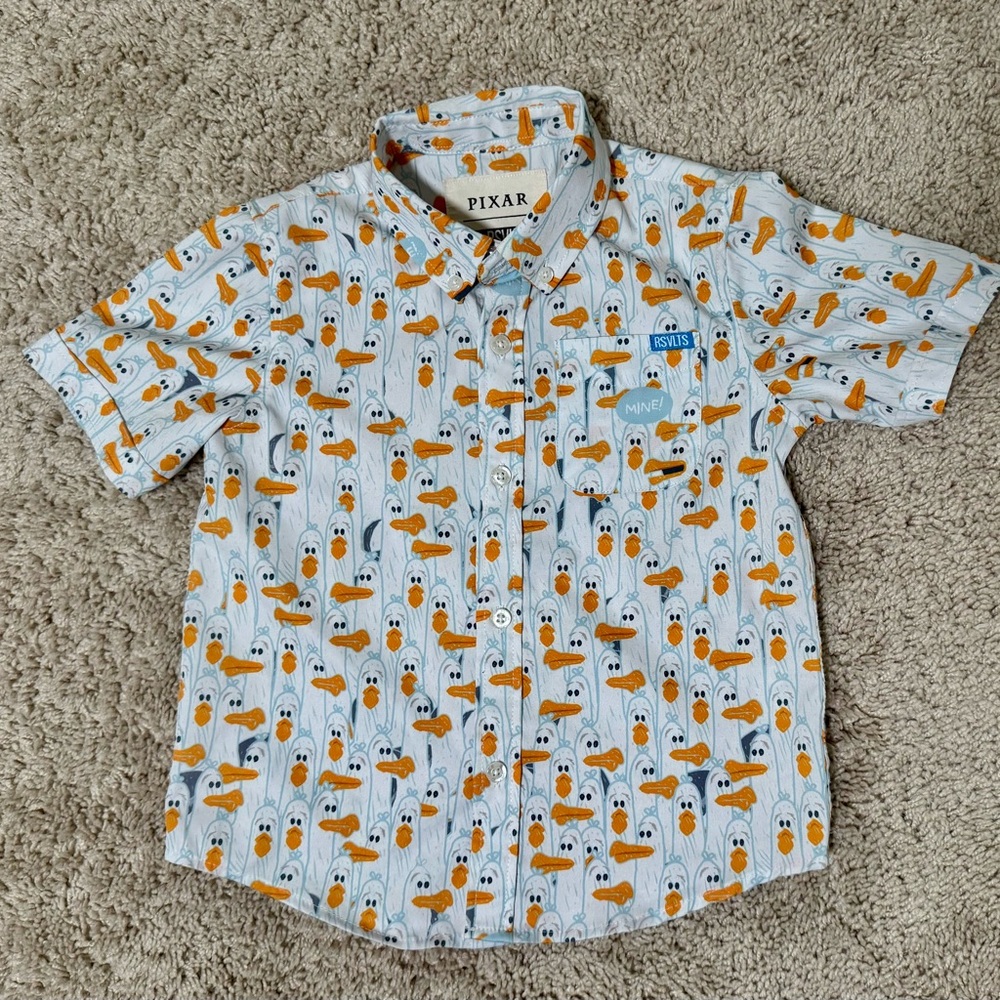 RSVLTS Pixar Finding Nemo Mine Seagull Shirt 3T